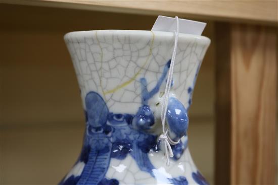 Four late 19th century Chinese vases